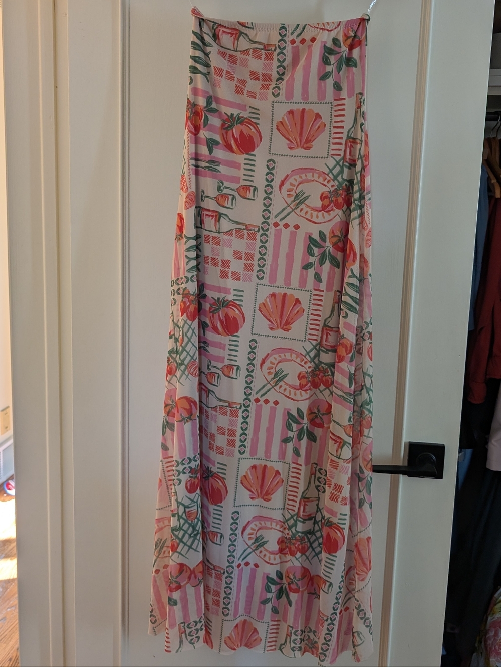 See You Monday Italian Summer Print Maxi